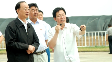 原中共中央書記處書記、中紀(jì)委副書記何勇視察我公司